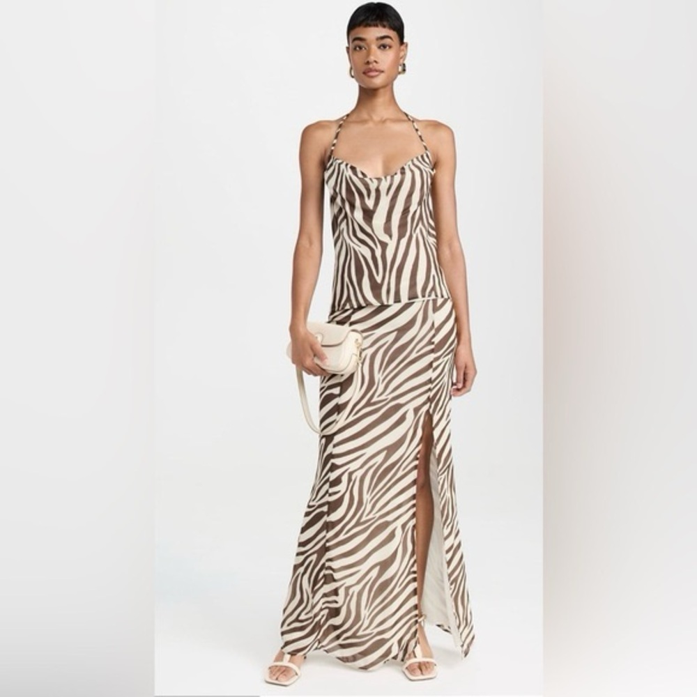 Runway the Label Maxi Skirt in Zebra Print size Medium